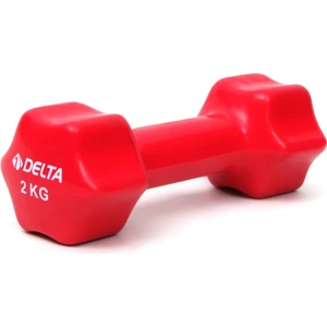 2 Kg x 1 Adet Deluxe Pvc Kaplama Kırmızı Demir Dambıl