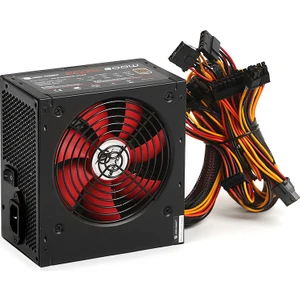 High Power 500W 80+ Bronze Kırmızı Fanlı Güç Kaynağı (HPE-500BR-A12S)