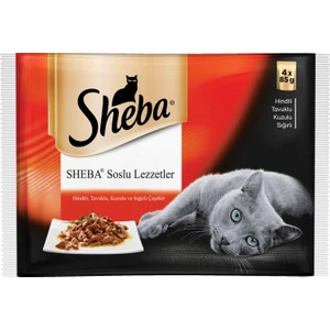 Kedi Pouch Multipack Etli Çeşitler (4 pack)   4 X 85 Gr