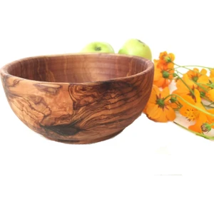 Zeytin Ağacı Kase Düz (18 cm)