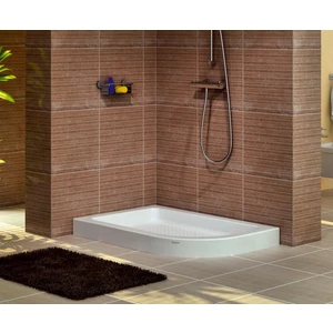 Oval Asimetrik Monoblok Duş Teknesi 80*90