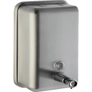 Dikey Sıvı Sabunluk 1000Ml Mat / Krom