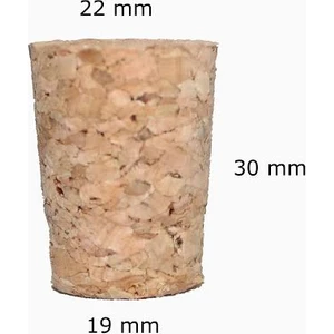 Şarap Şişesi Konik Mantar Tıpası 30*22*19 mm 50 Adet