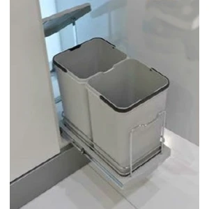 Bağımsız Teleskopik Raylı Çöp Kovası 24 lt. S-2392