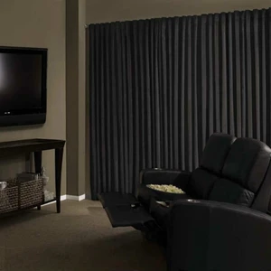 Blackout Karartma Güneşlik Perde Pilesiz V - 6 Koyu Gri - 275x270 cm