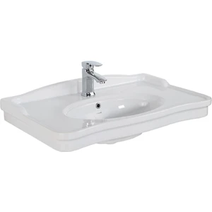 AN100 Antik Etajerli Dolap Uyumlu Lavabo 100 cm