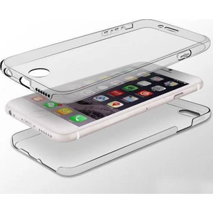 Apple iPhone 6 Plus Kılıf Ön Arka Şeffaf Silikon Case