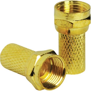 Gold F Connector 10 Adet