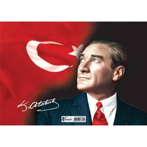 99 Parça Çerçeveli Atatürk Yapboz (25X35 Cm)