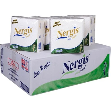 Nergis Peçete 33 x 33 100’Lü - Koli İçi 12