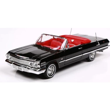 Welly Chevrolet Impala 1963-1.24 Ölçek Siyah Fiyatı