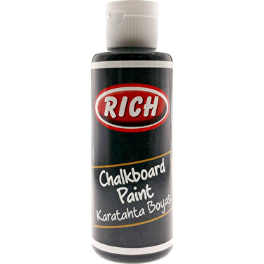 Rich Chalkboard Kara Tahta Boyası 130Cc. - Siyah Fiyatı