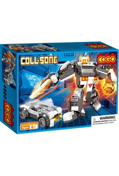 Cogo Coll Song Transformers Jeep Robot 152Parça - 4800