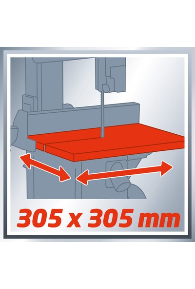 Einhell TC-SB 200/1, Şerit Testere