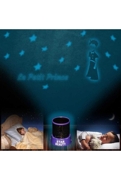Arsevi Küçük Prens Projeksiyon Gece Lambası Star Master