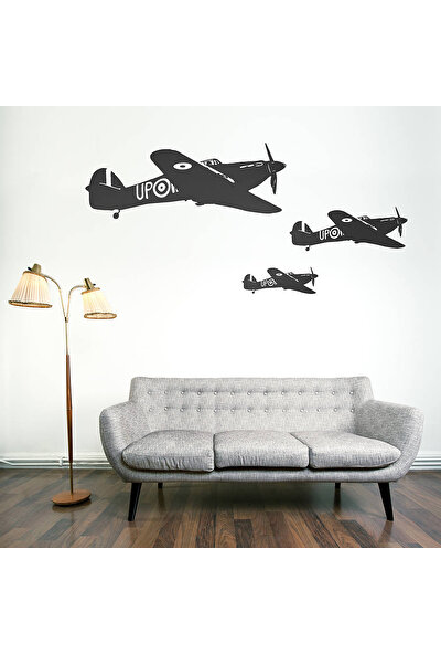 Freya Eski Savaş Uçakları Duvar Sticker 105 x 50 cm