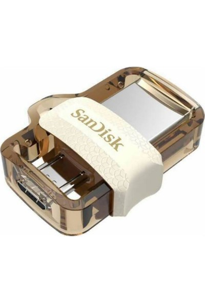 Sandisk Dual Drive M3.0 OTG 32GB Gold Usb Bellek SDDD3-032G-G46GW