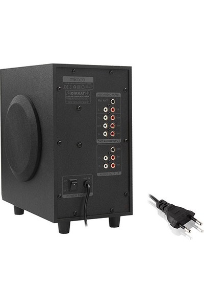 Mikado Md-505 5+1 Usb+Sd+Fm Destekli Bluetooth Speaker
