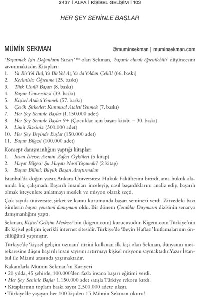 Her Şey Seninle Başlar - Mümin Sekman