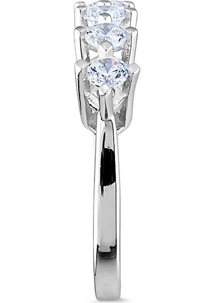 0,75 Carat Beş Taş Yüzük