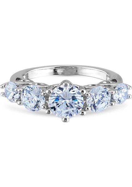 2,5 Carat Beş Taş Yüzük