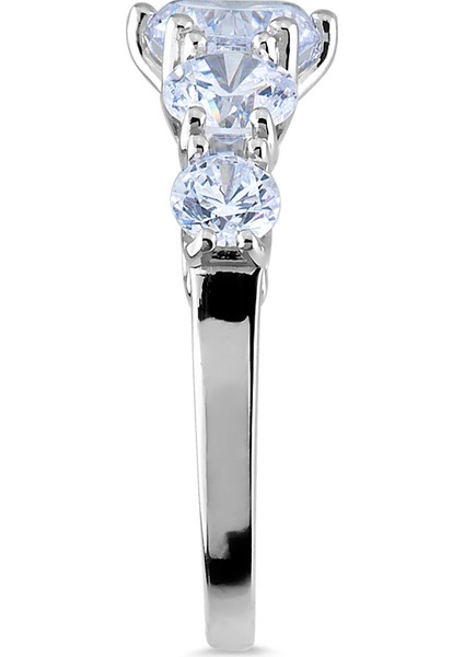 2,5 Carat Beş Taş Yüzük