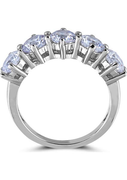 2,5 Carat Beş Taş Yüzük