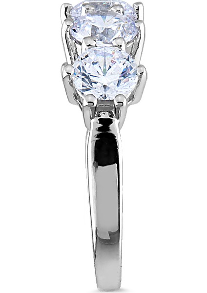 2,5 Carat Beş Taş Yüzük
