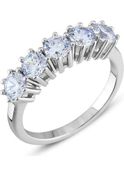 1,25 Carat Beş Taş Yüzük