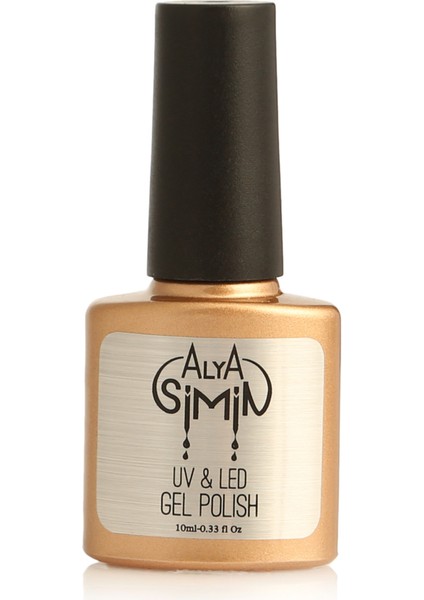 Alya Simin Shellac Sedefli Bronz Nude Kalıcı Oje