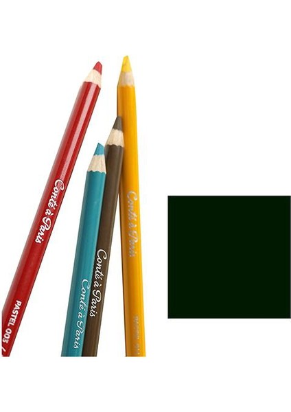 Conte Pastel Kalemi - Dark Green