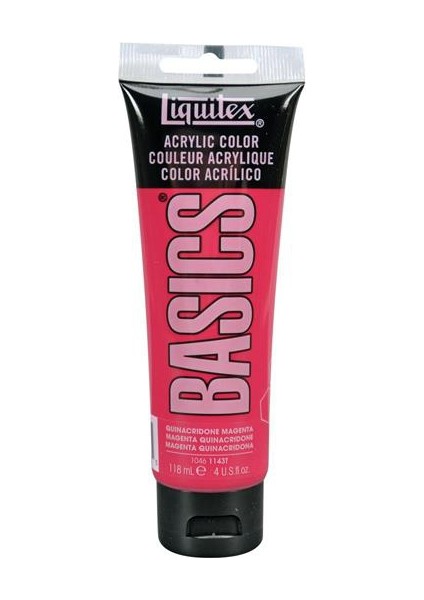 Basics Akrilik 118Ml - Quinacridone Magenta 114