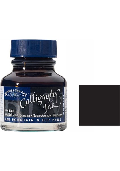 Kaligrafi Mürekkebi, 30Ml - Matt Black 30