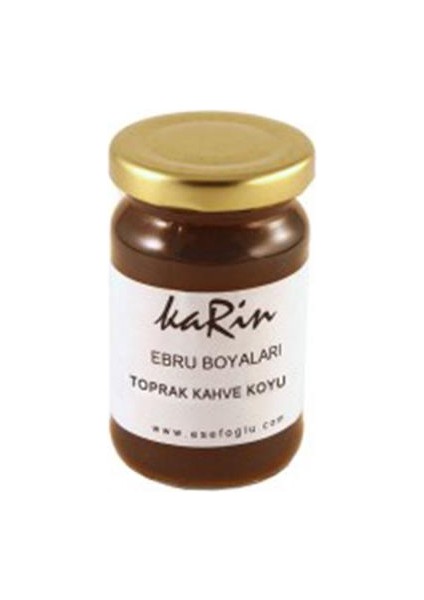 Ebru Boyası 105Ml - Oksit Kahve Koyu 604