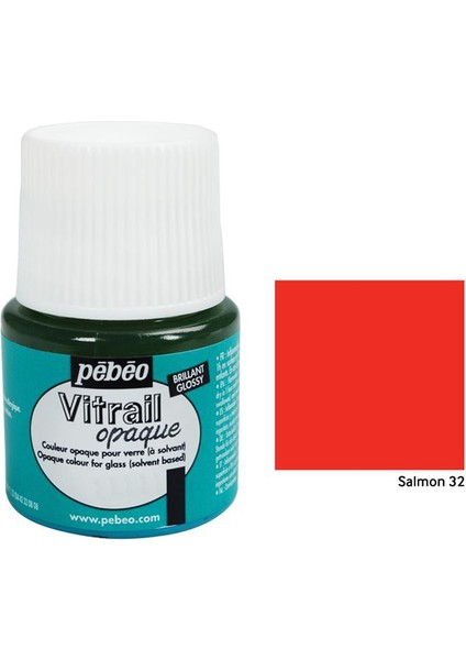 Vitrail Cam Boyası 45Ml - 32 Salmon