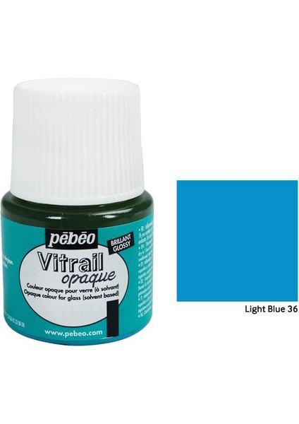 Vitrail Cam Boyası 45Ml - 36 Light Blue