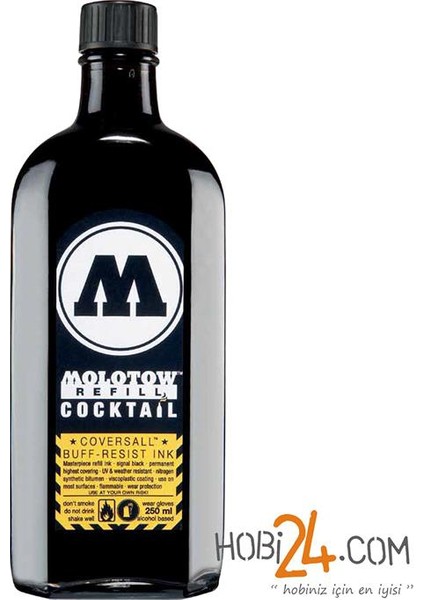 Refill Cocktail Coversall Signal Black 250Ml