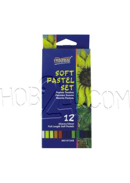 12'Li Soft Pastel Set, Karışık Tonlar