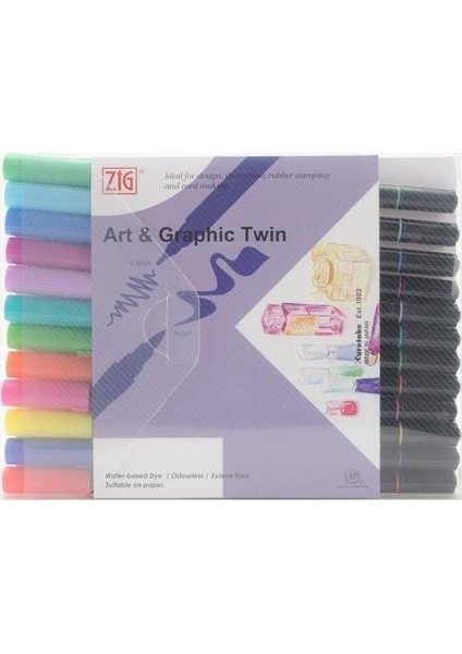 Art&Graphic Twin Tut-80/12Vbr 12Li Bright