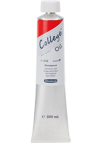 College Yağlı Boya 200Ml - N:310 Vermilion Red