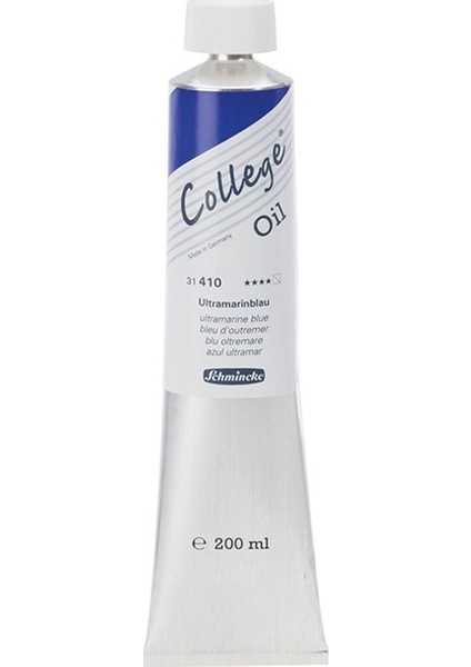 College Yağlı Boya 200Ml - N:410 Ultramarine Hue