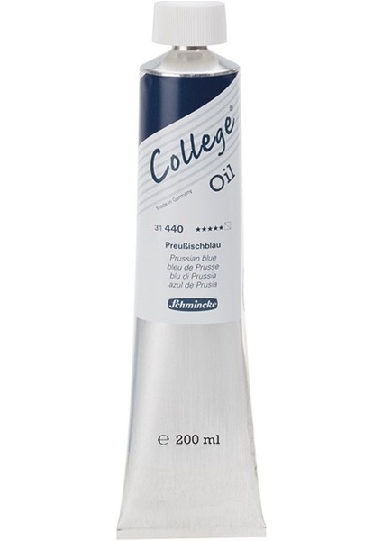 College Yağlı Boya 200Ml - N:440 Prussian Blue