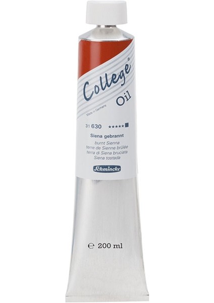 College Yağlı Boya 200Ml - N:630 Burnt Sienna