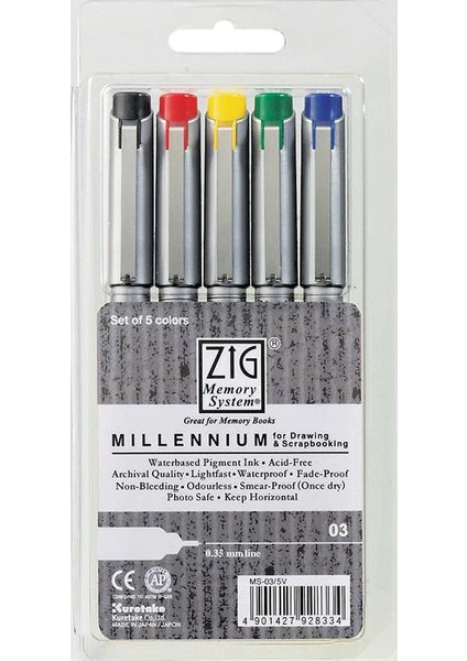Çizim Kalemi Millenium Ms-03/5V 0.35Mm 5 Li