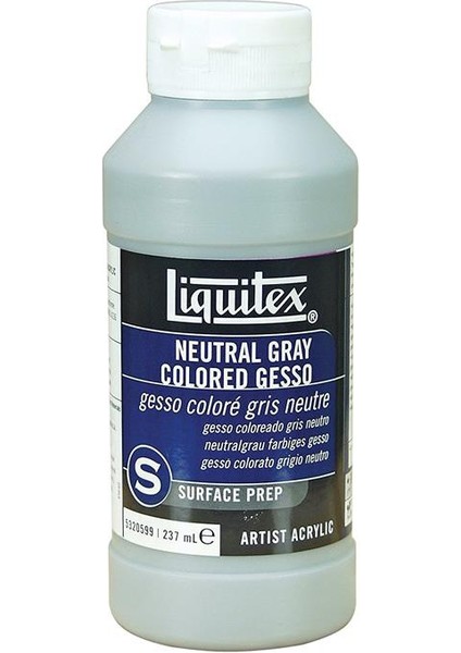 Color Gesso Grey, Renkli Gri Gesso 237Ml