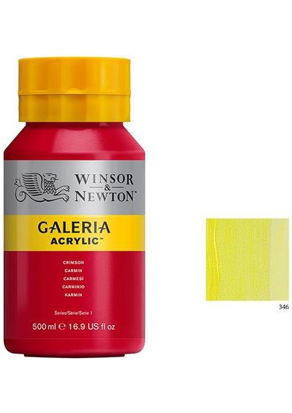 Galeria Akrilik Boya 500Ml - Lemon Yellow 346