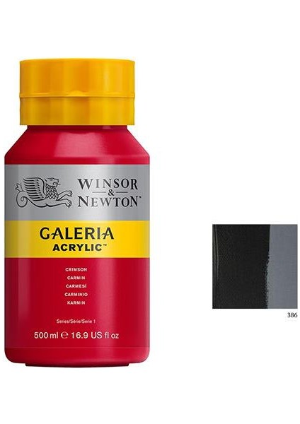 Galeria Akrilik Boya 500Ml - Mars Black 386