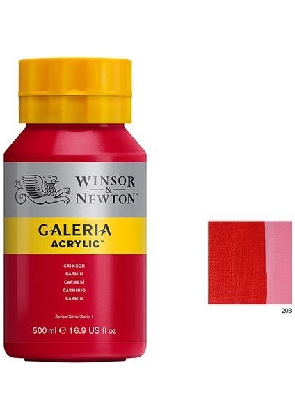 Galeria Akrilik Boya 500Ml - Crimson 203