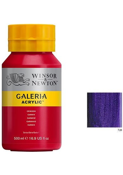 Galeria Akrilik Boya 500Ml - Winsor Violet 728