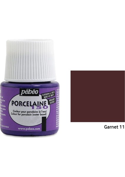 Porcelaine 150 Porselen Boyası 45Ml - Garnet 11